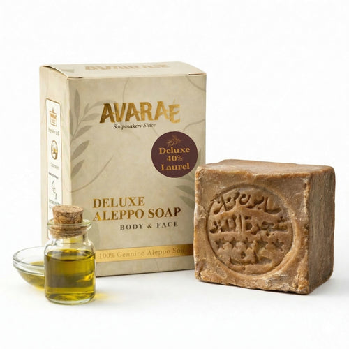 AVARAÉ Deluxe Aleppo Soap – 40% Laurel Berry Oil (200 g) Avaraé