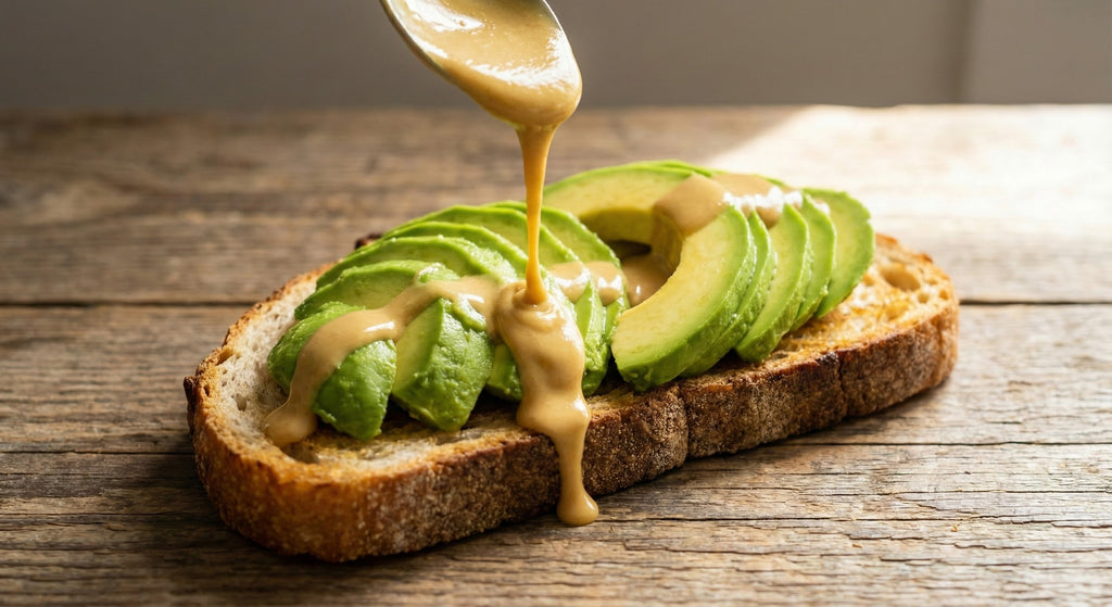 Premium Turkish Tahini – 100% Natural Stone-Ground Sesame Paste (230g Glass Jar) TurkelloFoods