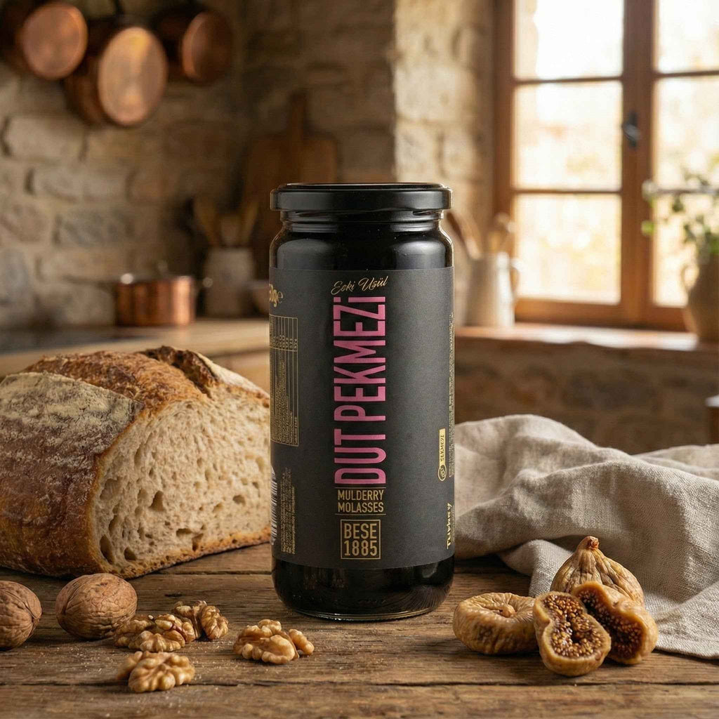 Premium Mulberry Molasses – 650g Glass Jar | Natural, Sugar-Free, Rich in Iron