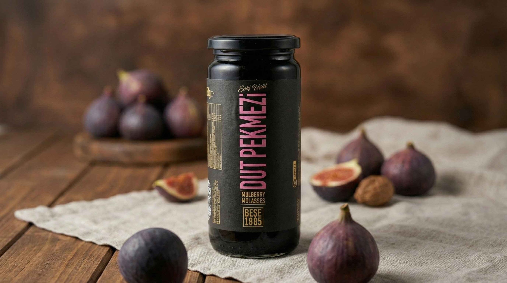 Premium Mulberry Molasses – 650g Glass Jar | Natural, Sugar-Free, Rich in Iron