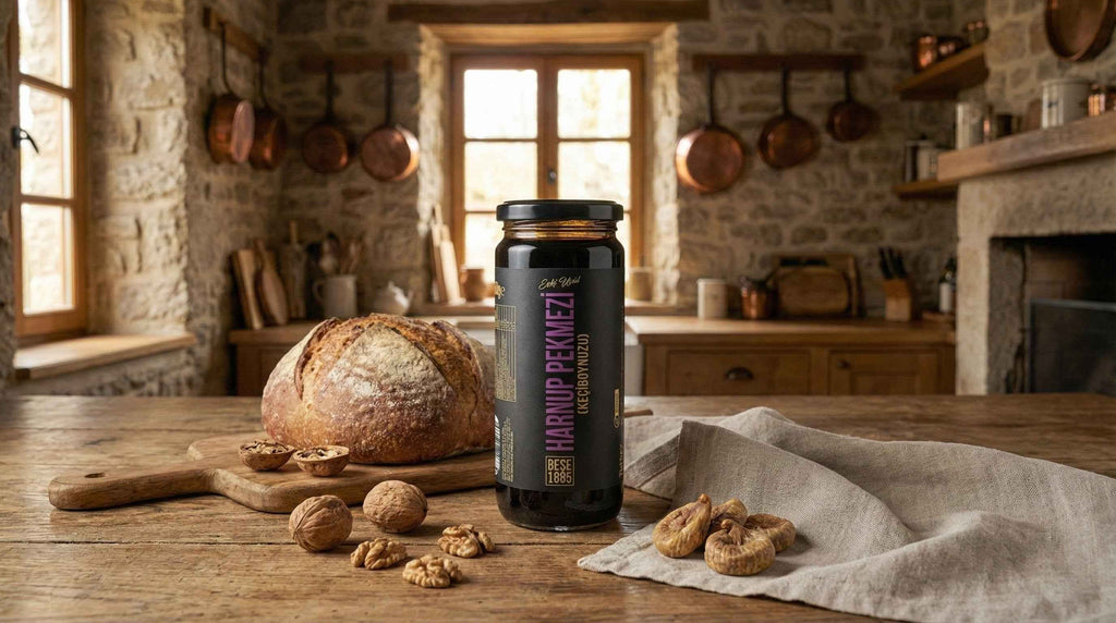 Premium   Carob Molasses – 300g Glass Jar | Natural, Iron-Rich, Sugar-Free