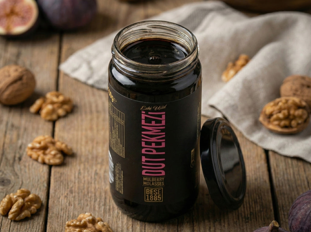 Premium Turkish Tahini & Molasses Gift Set | Mulberry Molasses & Chocolate Halva TurkelloFoods