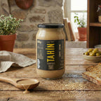 Premium Turkish Tahini – Stone-Ground Sesame Paste (1000g Family Jar) TurkelloFoods