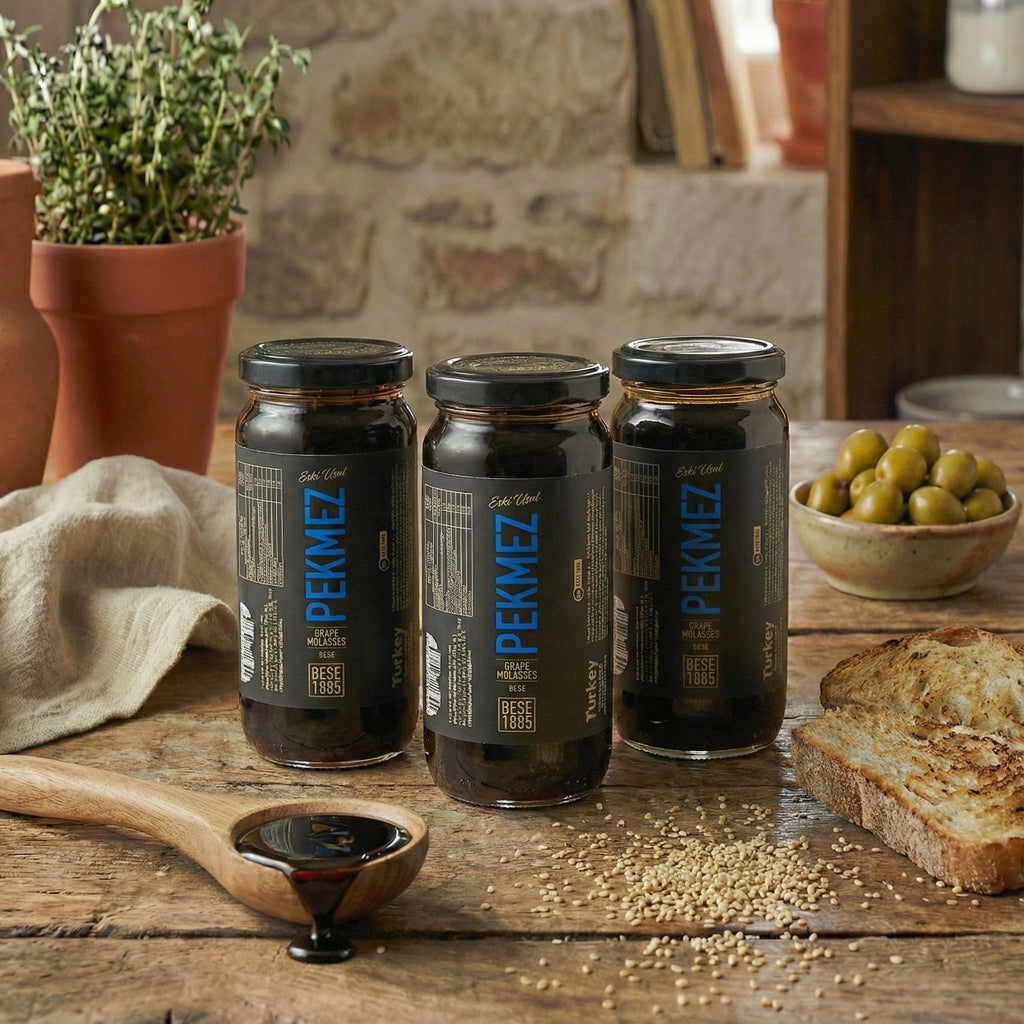 Premium Grape Molasses – 300g – 3-Pack TurkelloFoods