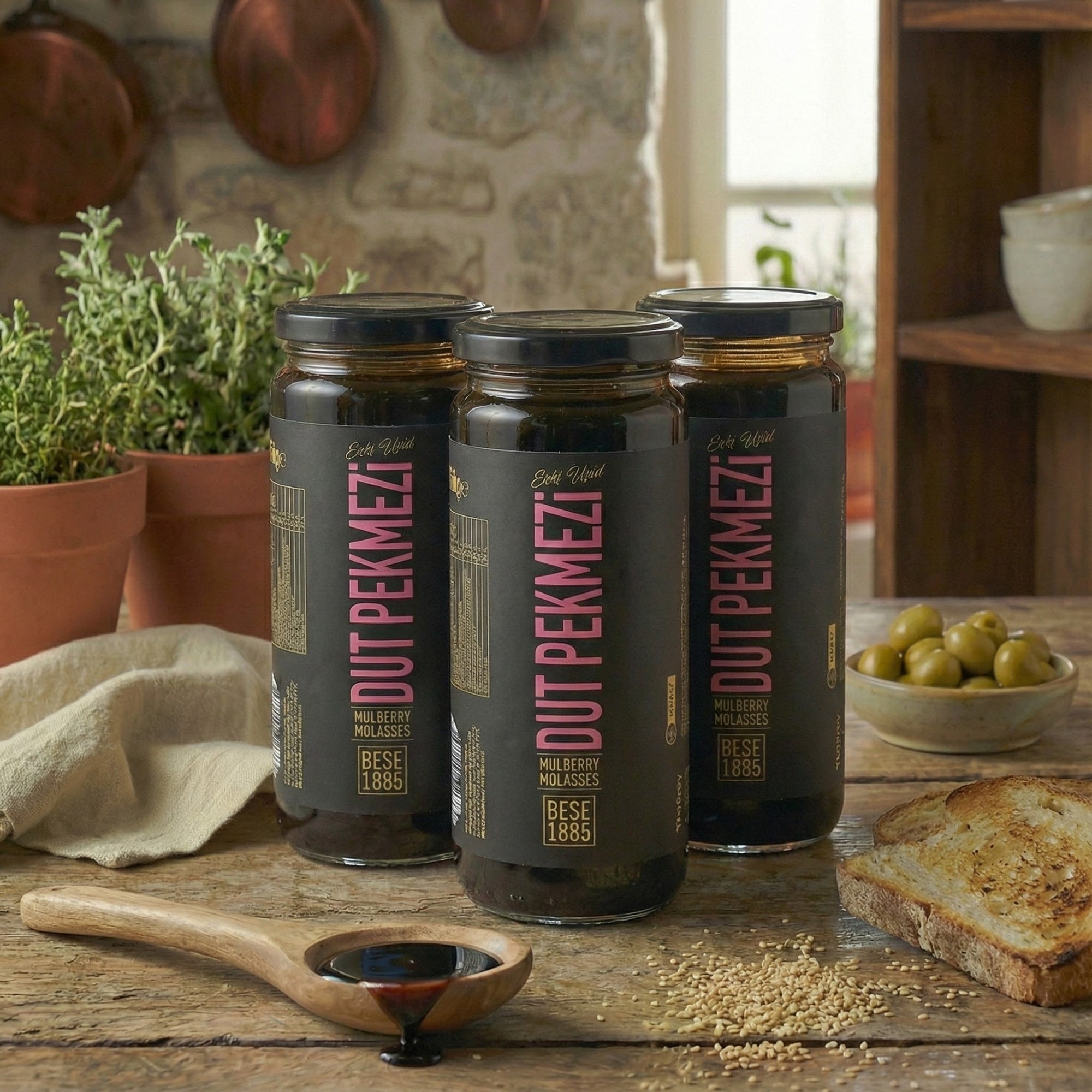 Premium Mulberry Molasses – 300g – 3-Pack TurkelloFoods