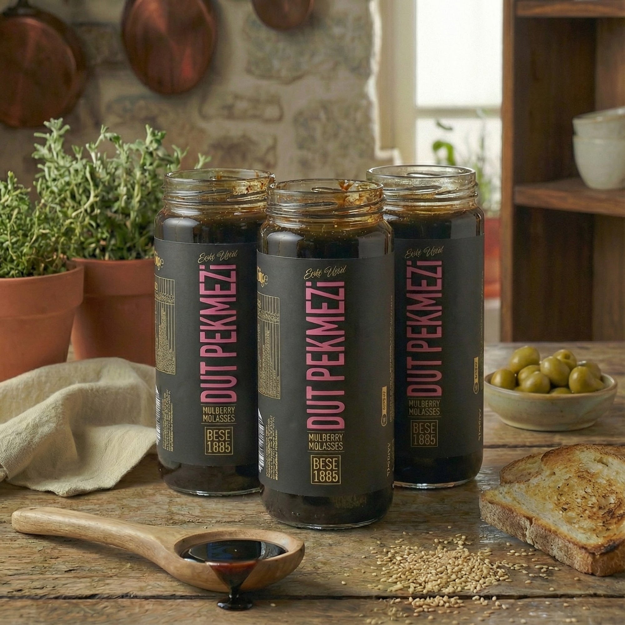 Premium Mulberry Molasses – 650g – 3-Pack TurkelloFoods