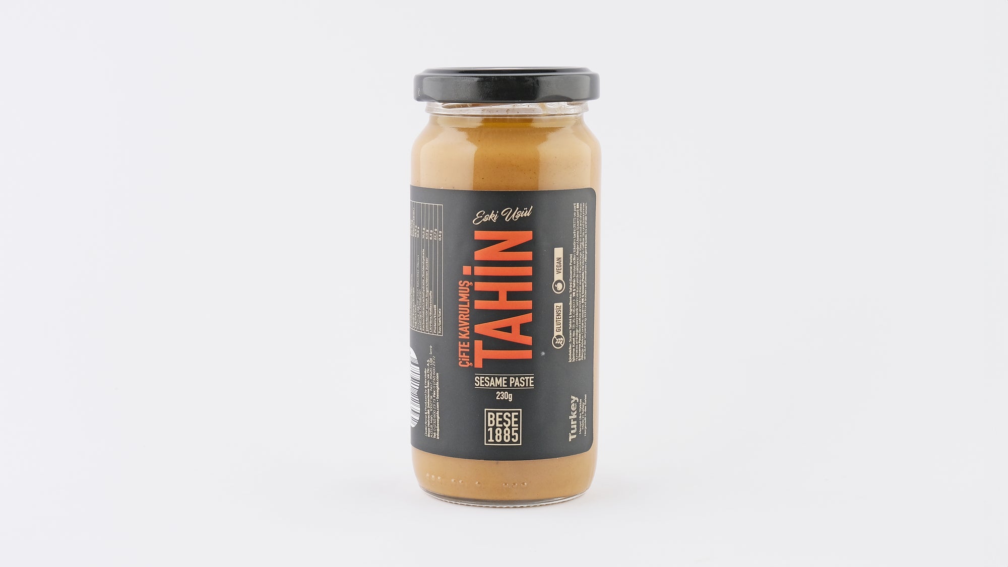 Premium Dubbel Geroosterde Tahini Halva – 500g Glazen Pot