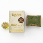 Avaraé Hammam Ritueel Set — Kese + Aleppo Zeep 40% Laurier