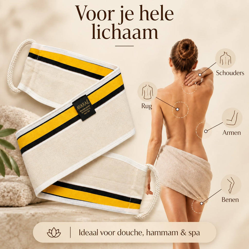 Geschikt voor je hele lichaam: rug, schouders, armen en benen