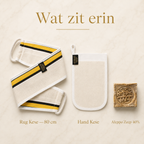 Avaraé Complete Hammam Set — Rug Kese + Hand Kese + Aleppo Zeep 40%
