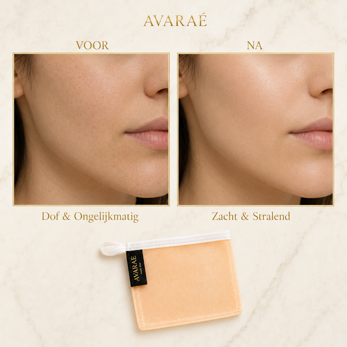 Avaraé Zijden Kese Duo — 100% Zijde voor Gezicht & Lichaam
