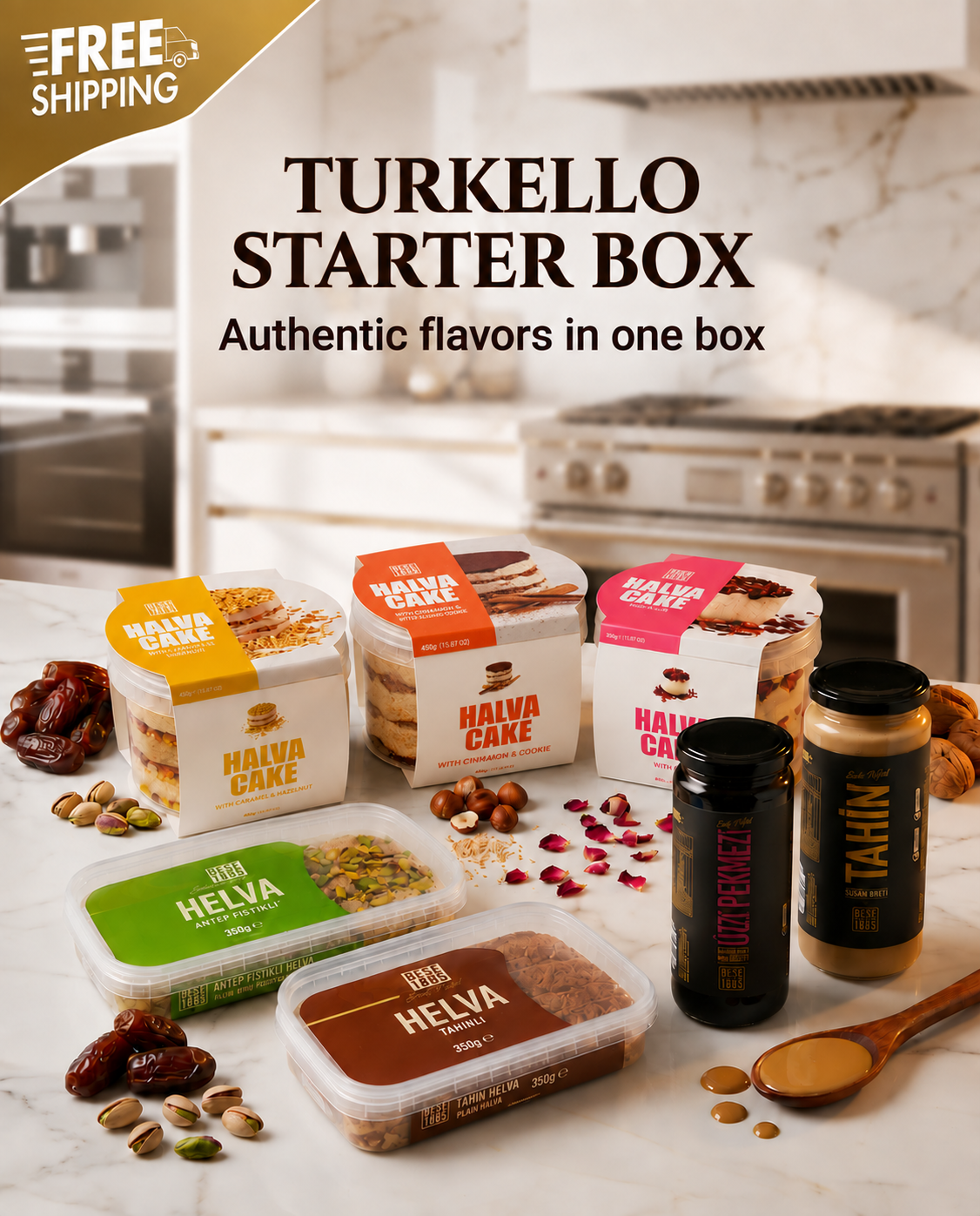 Turkello Starter Box – Halva, Tahini & Sirup