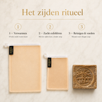 Avaraé Zijden Ritueel Set — Zijden Kese Duo + Aleppo Zeep 40%