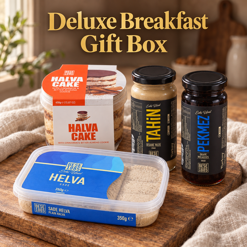 Deluxe Ontbijt Cadeaubox – Tahini, Pekmez & Halva