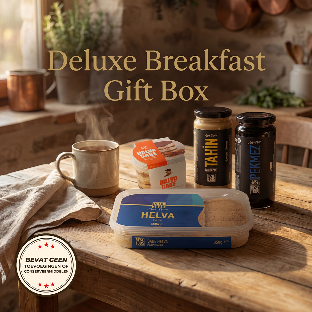 Deluxe Breakfast Gift Box | Tahini, Molasses & Halva Selection TurkelloFoods