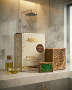 AVARAÉ Deluxe Aleppo Soap Set – 3-Pack (40% Laurel Berry Oil) (200 g) Avaraé