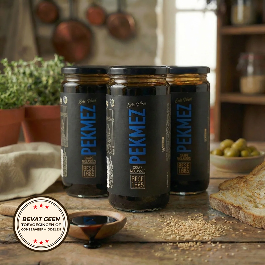 Premium Grape Molasses – 650g – 3-Pack TurkelloFoods