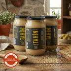 Premium Turkish Tahini – 100% Natural (3 x 1 kg Family Pack) TurkelloFoods
