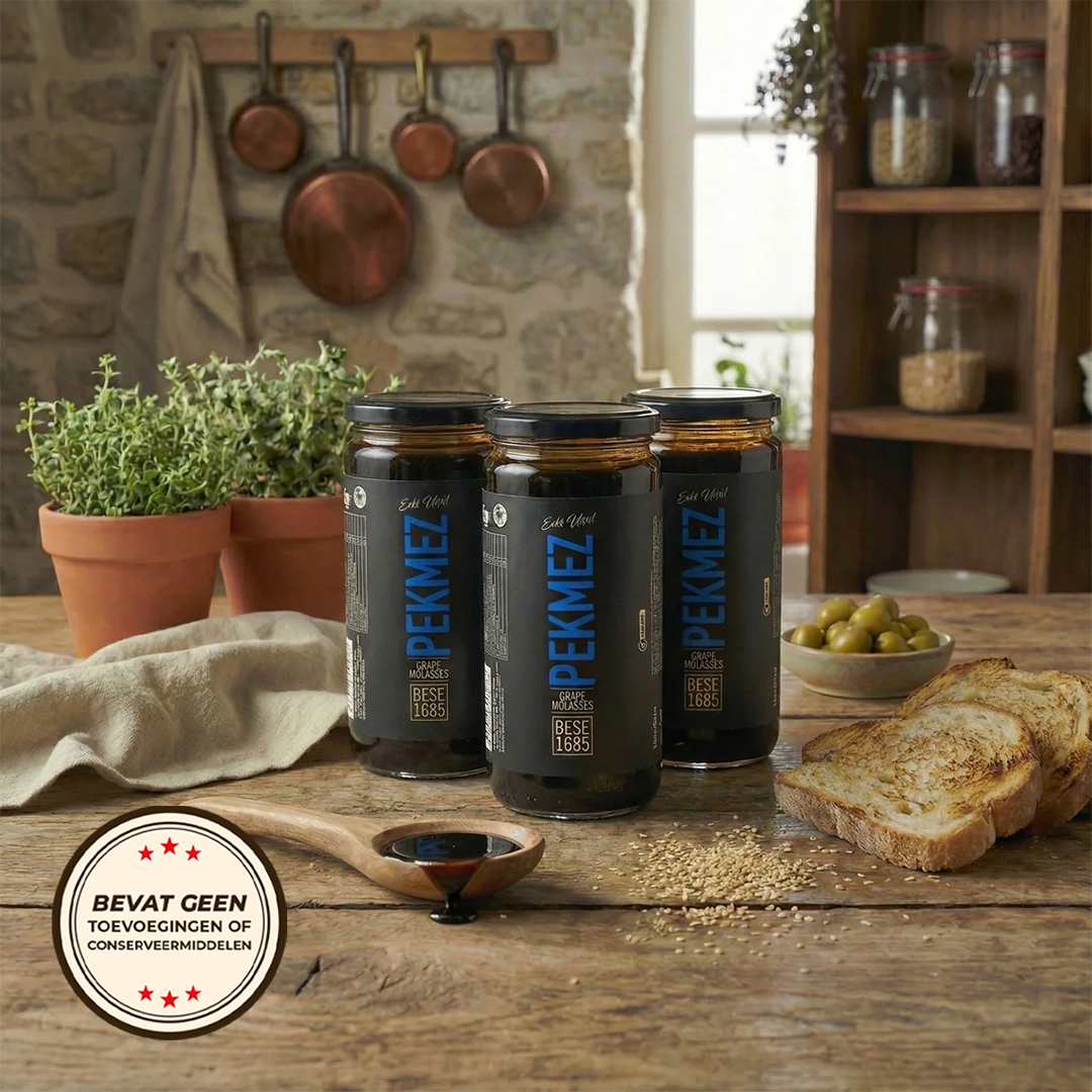 Premium Grape Molasses – 300g – 3-Pack TurkelloFoods