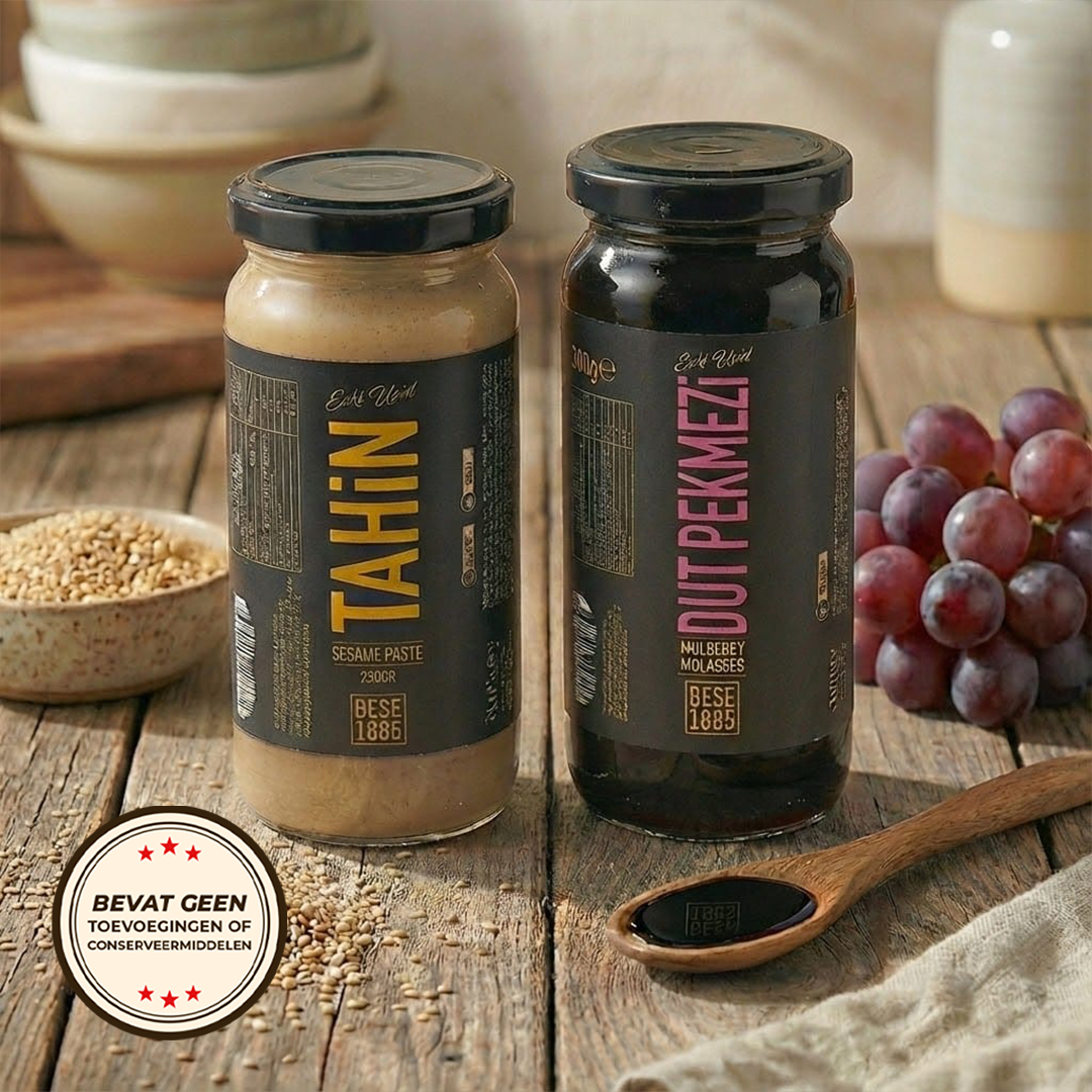 Tahini & Mulberry Molasses Duo – 230g + 300g TurkelloFoods