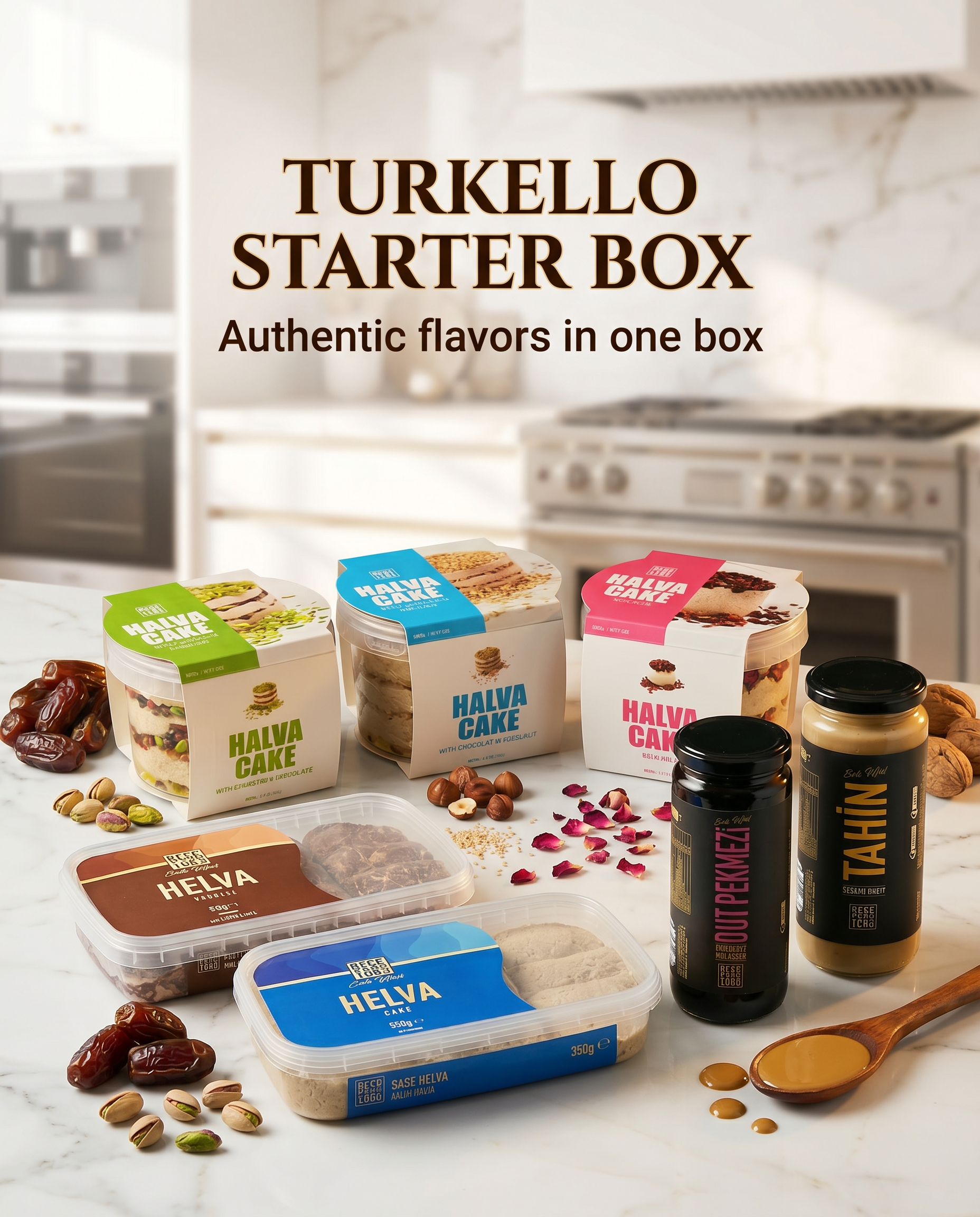 Turkello Starter Box – Traditionele Halva, Tahini & Moerbeimelasse (Limited Edition)