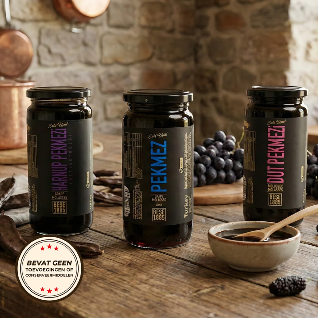 Molasses Variety Pack – 3 x 300g (Mulberry, Grape & Harput) TurkelloFoods