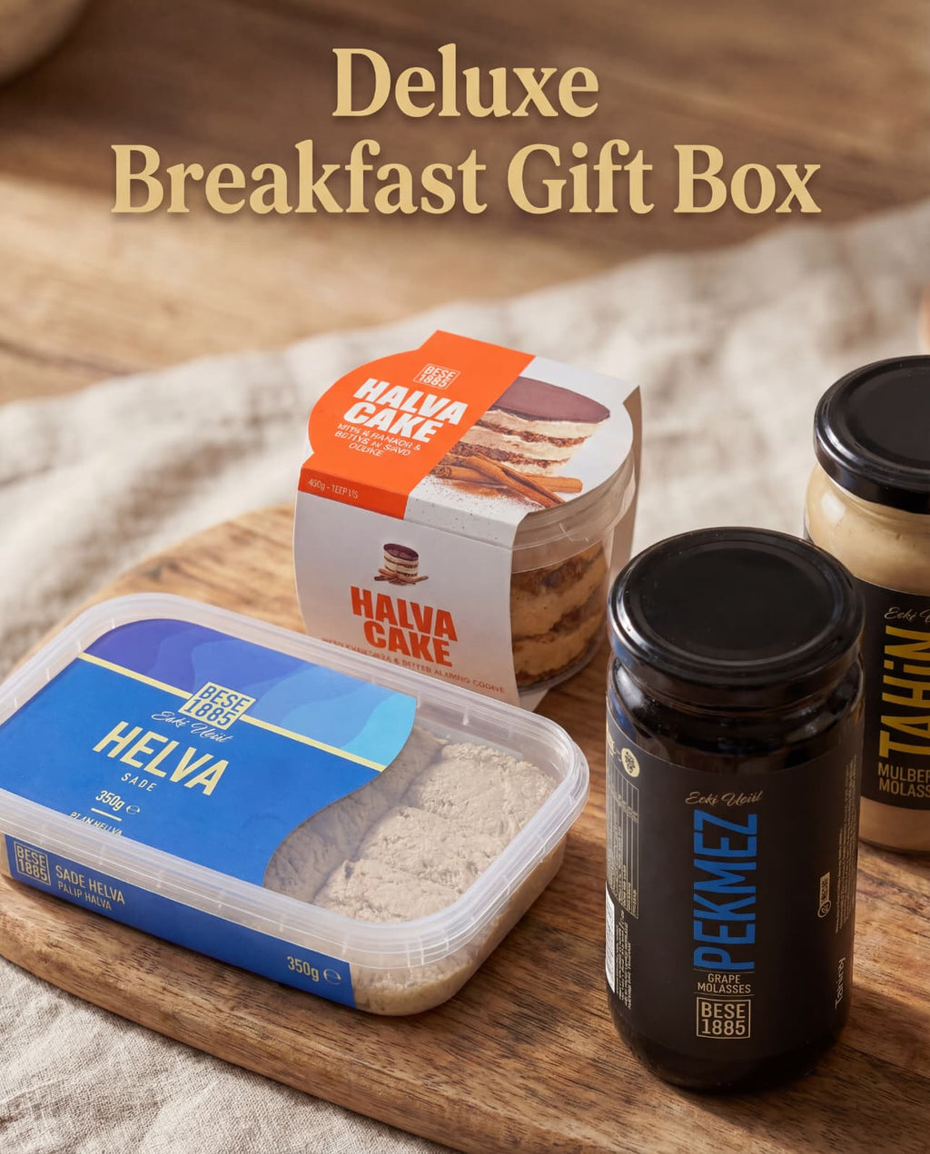 Deluxe Breakfast Gift Box | Tahini, Molasses & Halva Selection TurkelloFoods