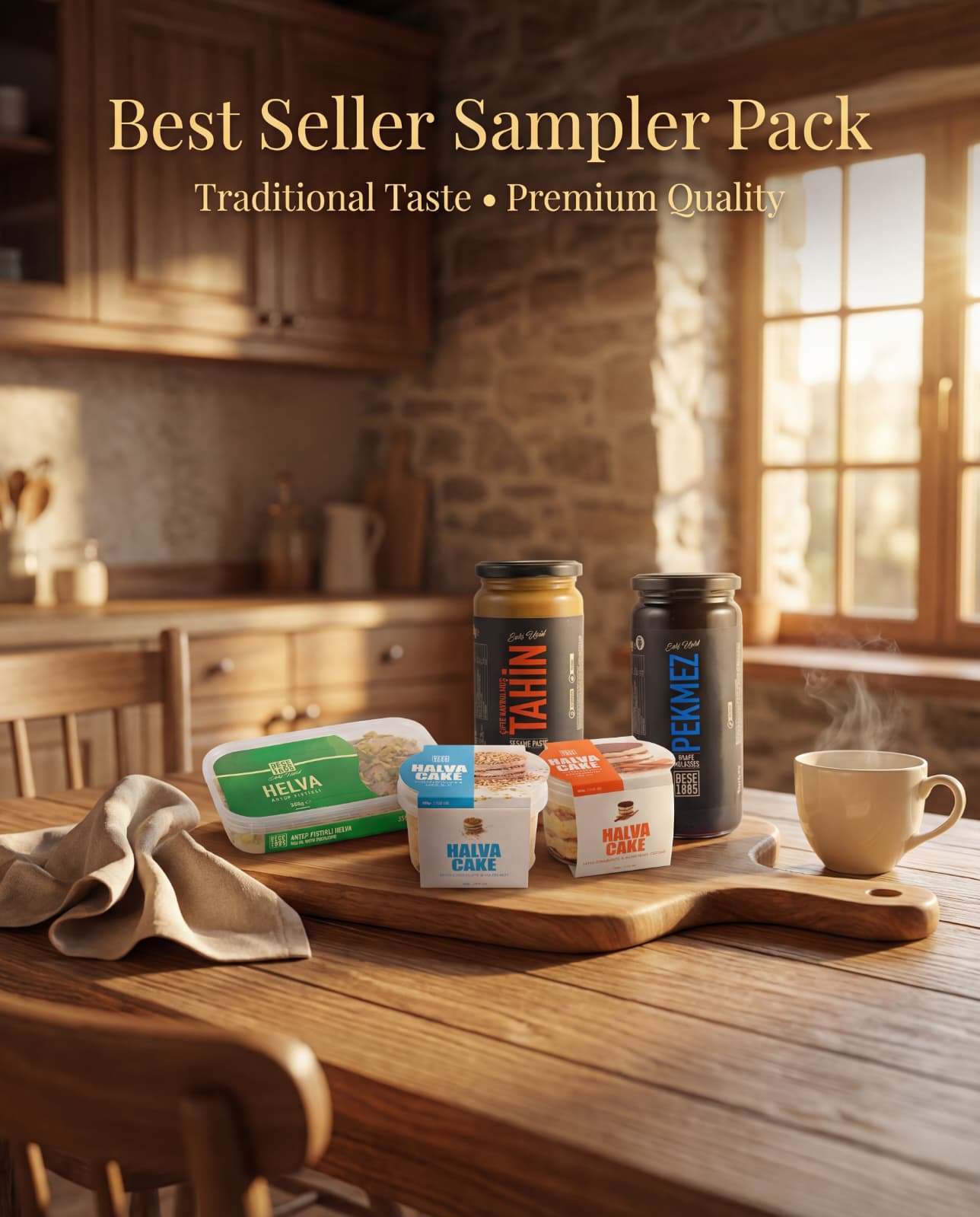 Best Seller Simple Pack | Tahini, Molasses & Halva Selection TurkelloFoods