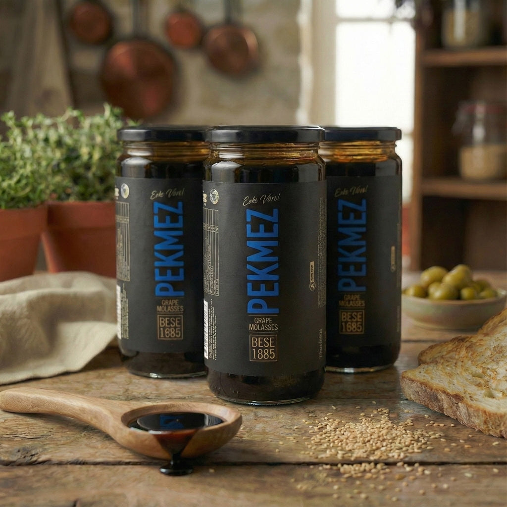 Premium Grape Molasses – 650g – 3-Pack TurkelloFoods