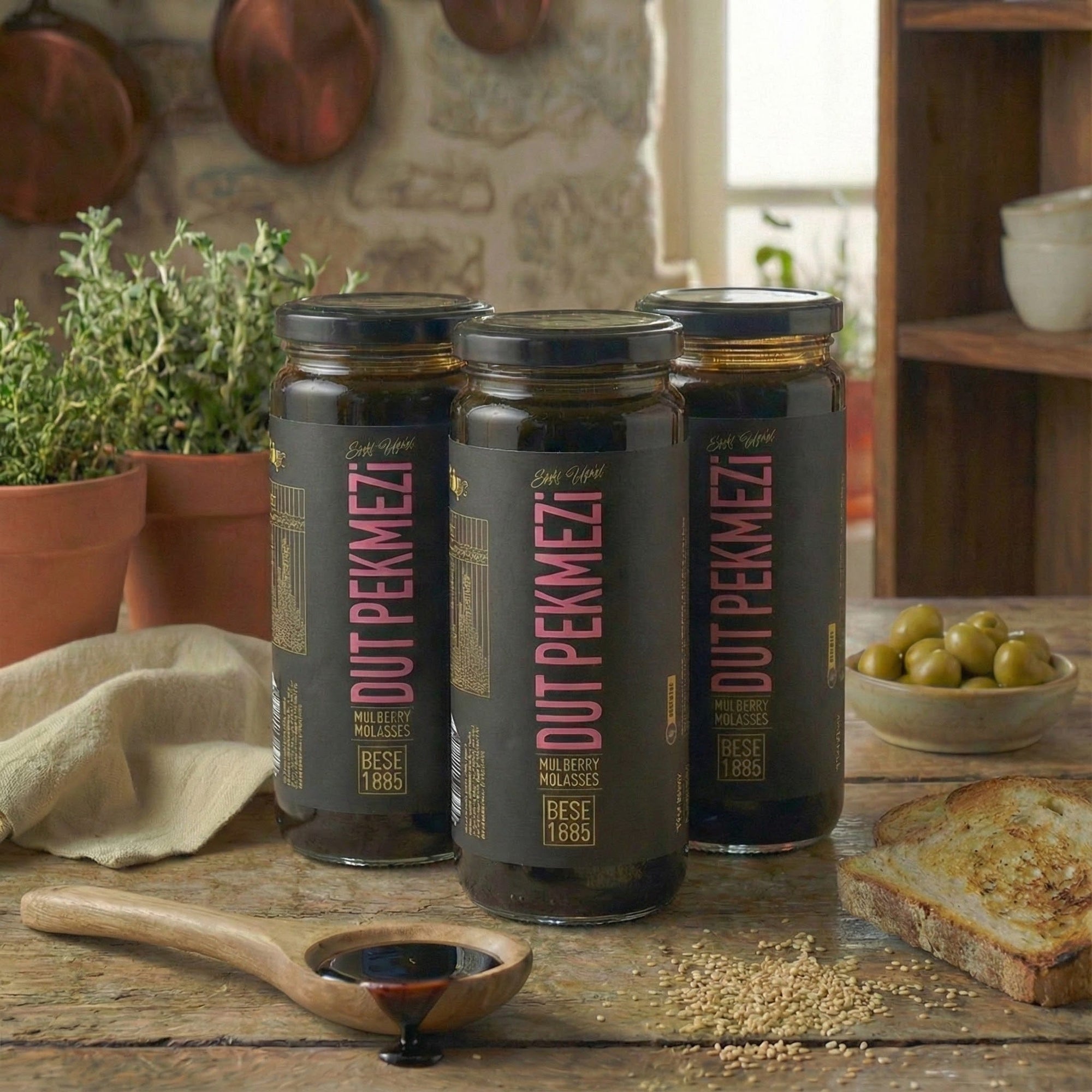 Premium Mulberry Molasses – 650g – 3-Pack TurkelloFoods