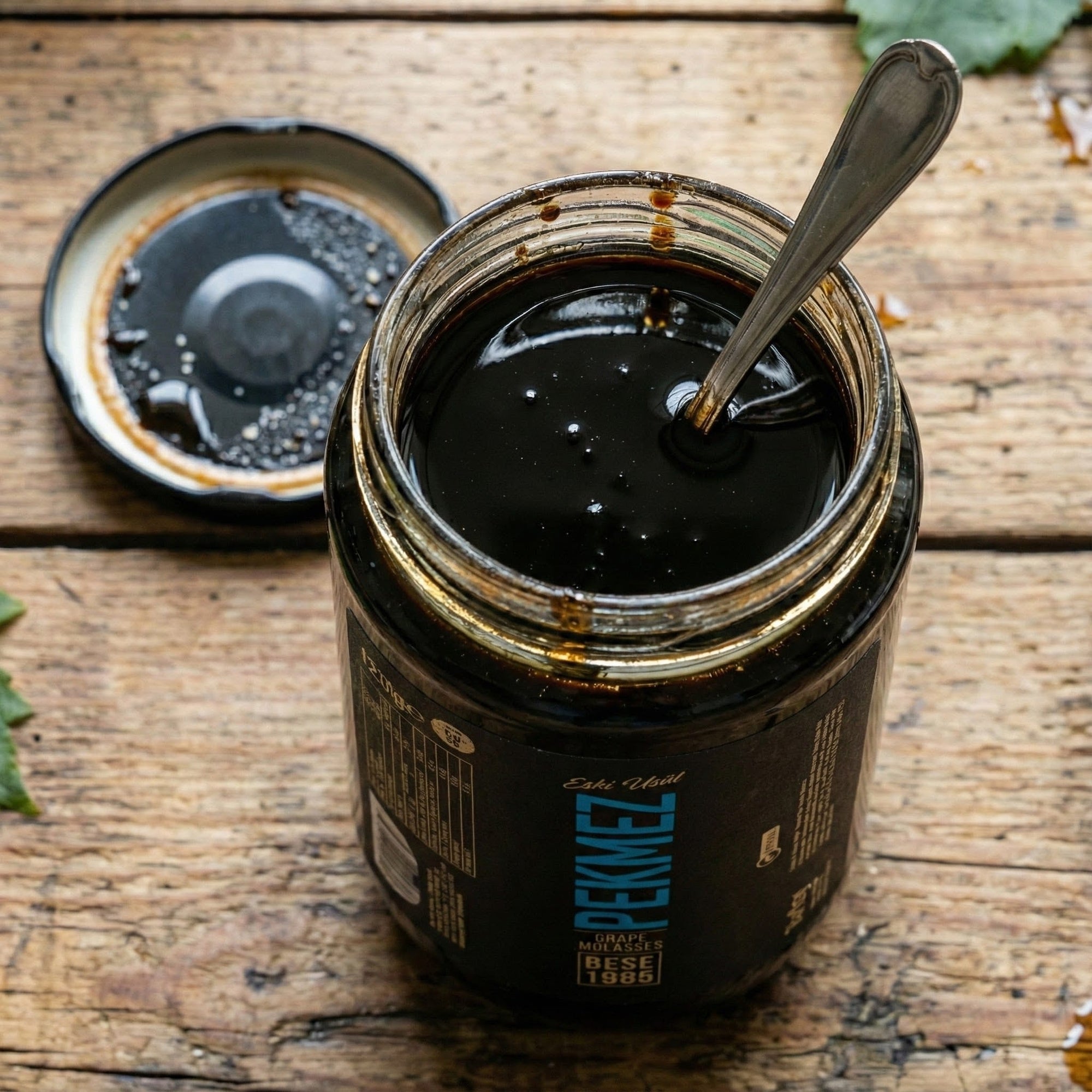 Premium Grape Molasses – 1250g Glass Jar | Natural, Iron-Rich, Sugar-Free TurkelloFoods