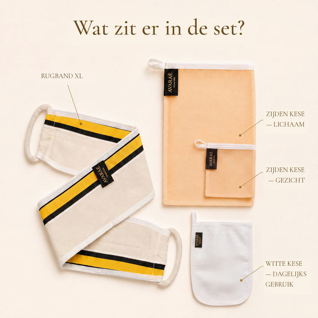 Wat zit er in de Avaraé Complete Kese Set