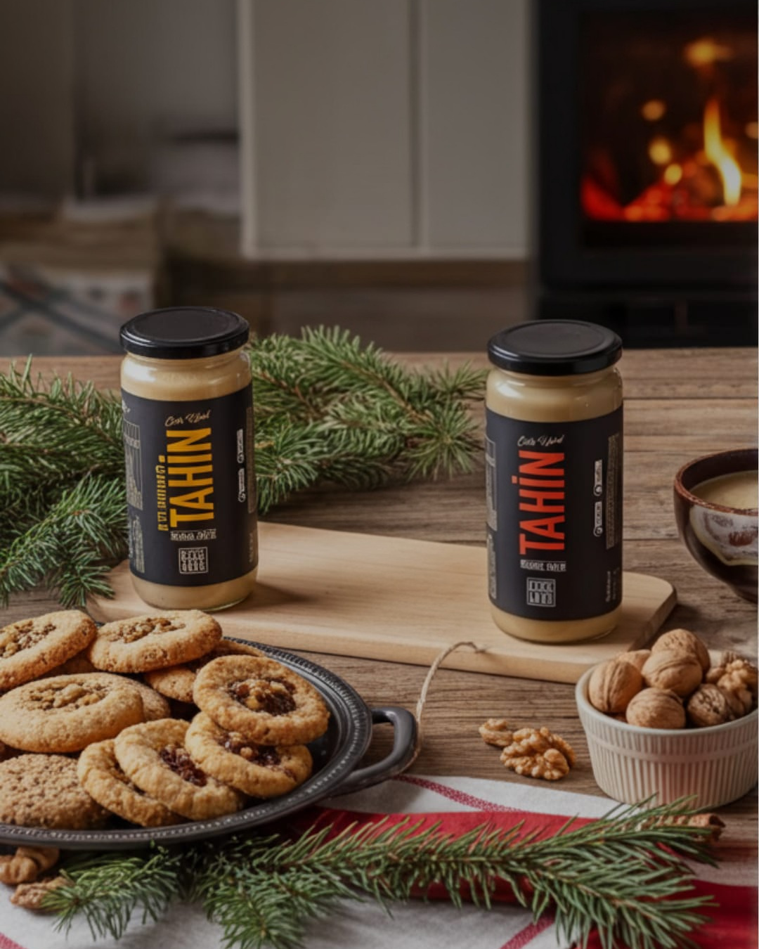 Tahini Lovers Bundle – Classic + Double Roasted | 100% Natural Turkish Sesame (2 × 230g)