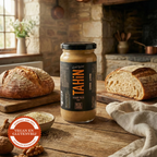 Premium Double Roasted Tahini Halva – 230gr Glass Jar TurkelloFoods