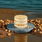 Premium Halva Cake – 450g – Caramel & Hazelnut